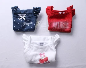 Conjunto de body sin mangas estampado de 3 piezas Guess para bebé CG2 multicolor talla 18M nuevo con etiquetas - Imagen 1 de 12
