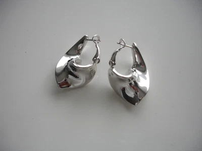 Pierre Lang Ohrringe Creole RH  nicht getragen wie NEU - Bild 1 von 3