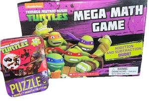 Nickelodeon Teenage Mutant Ninja Turtles Mega Mathe Spiel und Puzzle 50 Teile _B4 - Bild 1 von 7