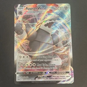 Aggron VMAX 097/172 Swsh09: Brilliant Stars Holo 2022 Pokemon Card - Picture 1 of 2