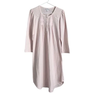 Miss Elaine Rosa Schlafkleid Nachthemd Feminin PJ Pyjama Retro Medium - Bild 1 von 9