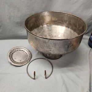 milk funnel strainer galvanized vintage - Picture 1 of 12