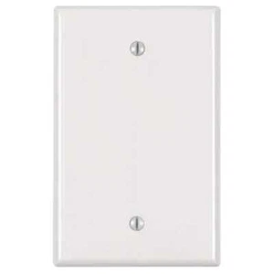 Placa blanca en blanco de 1 banda de nailon placa de pared mediana/mediana (paquete de 1) - Imagen 1 de 2