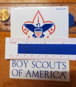 BSA "Preparado. De por vida." Boy Scouts of America, calcomanía transparente de 4x3,25 pulgadas (cortar) - Imagen 1 de 3
