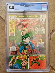 Amazing Spider-Man Annual #7 CGC 8.0 WP Marvel Comics 1970 Pin-ups Included  - Picture 1 of 3