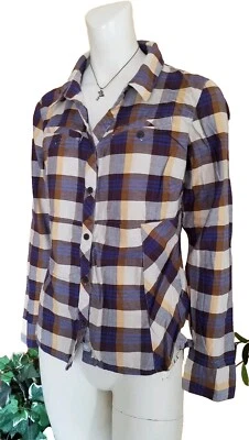 Camisa Para Mujer Columbia Senderismo Pesca Exterior Manga Larga Con Botones Talla S  Foto 1 de 4