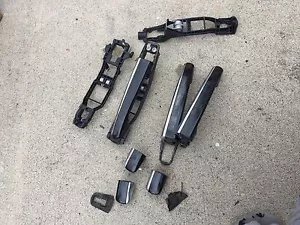 Mercedes-Benz W210 E320 E430 E420 E300 E55 EXTERIOR DOOR HANDLE PAINTED BLACK - Picture 1 of 5