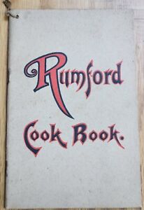 Vintage Rumford Cook Book Baking Powder OLD!