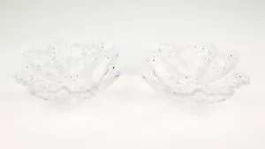 EAPG Daisy and Button Clear Glass Star Dish H'orderve Serving Berry Bowls Dishes - Picture 1 of 6