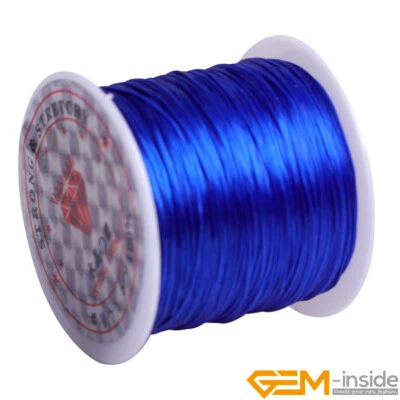 60 Yards 0.6mm Elastic Sewing Thread Machine Bobbin Craft Use For Sewing Beading - Image 1 of 4