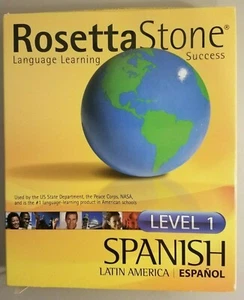 Vintage Rosetta Stone Spanish Latin American CD ROM Level 1 personal edition - Picture 1 of 7