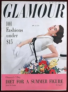 Glamour Magazine ~ June 1954 ~ Sunny Hartnett Coffin Frances McLaughlin - Imagen 1 de 9