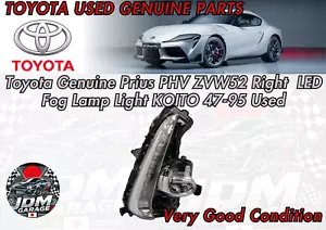 Toyota Genuine Prius PHV ZVW52 Right LED Fog Lamp Light KOITO 47-95 Used - Foto 1 di 12