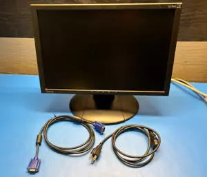 Optiquest Q19WB-2 LCD 19" Monitor VS11578 w/ Power Cord & VGA Cable - Picture 1 of 13
