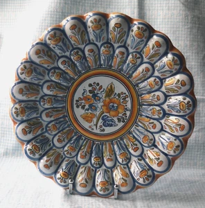 Large Decorative Talavera Espana Ceramic Plate Dish Spain - Picture 1 of 6