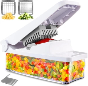 Vegetable Cutter, Onion Cutter Pro Food Chopper, Kitchen Vegetable Slicer Dicer - Picture 1 of 7