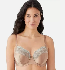 Neu ohne Etikett Wacoal 855377 Side Note Bügel-BH Rehbock Damen seitlich 34DDD beige - Bild 1 von 4