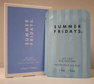 ~ NEW ~ SUMMER FRIDAYS JET LAG EYE PATCHES, 6 PAIRS, BOXED - Image 1 of 2
