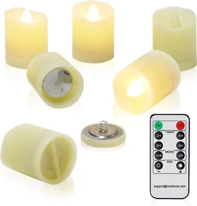 Flameless Candles Tea Lights Candles with Remote, Battery Operated Candles LED T - Picture 1 of 12