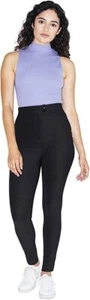 American Apparel Women's Black High Rise Riding Pants Size: X Small G8 - Picture 1 of 6