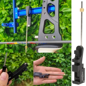 Bogenschießen Clicker Recurve Bogen Visier Pfeil Zubehör Einstellbar Aluminium - Picture 1 of 14