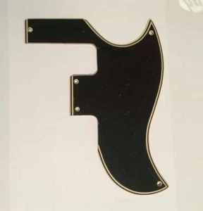 5 Ply Black/Cream Wide Bevel Pickguard for 1961-1966 Gibson SG Special USA Made - Picture 1 of 8