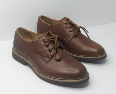 Мужские туфли Hush Puppies Detroit Plain Toe Oxford коричневая кожа 9,5 M - Изображение 1 из 4