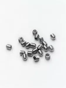 Edelstahl 3x3 mm Cup Point Gewindestift 20 Stück HPI Z700 ARRMA ARAC9900 NEU - Bild 1 von 1