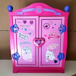Build A Bear Schrank Garderobenkoffer rosa Beararmoire Armoire komplett 2012 - Bild 1 von 15