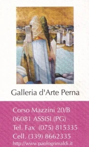 galleria d'arte perna - corso mazzini assisi - biglietto da visita - Bild 1 von 1