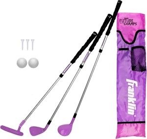 Golf Set - Youth Adjustable Plastic Golf Club Set - Kids Golf Set with Bag & Bal - Picture 1 of 7