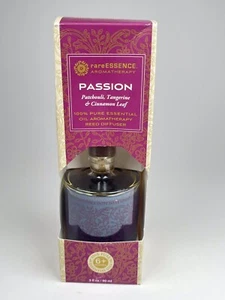 Rare Essence Aromatherapy Passion 100% Pure Essential Oil Reed Diffuser 6 Months - Picture 1 of 8