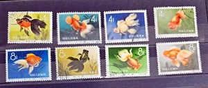 Seltene China Goldfisch Briefmarken - Bild 1 von 1