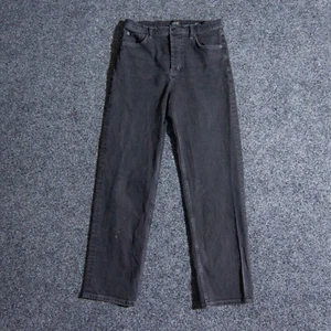 Rails Jeans The Topanga High Waist Straight Leg Womens 30 Black Denim Button Fly - Picture 1 of 10