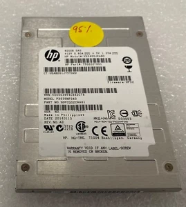 HP 750222-001 400GB 12G VK0400JEABD SAS 2.5" SFF SC SSD 95% Health - Picture 1 of 2
