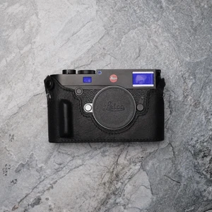 Genuine Real Leather Half Camera Case Bag Cover for Leica M10 M10P Handle - Picture 1 of 27
