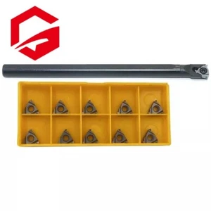 SNL0008K11 8mm CNC Lathe Internal Threading Tool Holder+11ER A60 carbide inserts - Picture 1 of 10