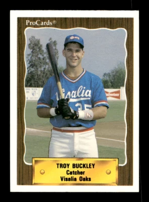1990 Pro Cards # 2157 Troy Buckley Card (ML) Visalia Oaks - Image 1 of 2