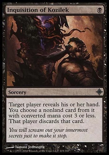 1x Inquisition of Kozilek Rise of the Eldrazi MtG Magic Black Uncommon 1 x1 Card - Image 1 of 1