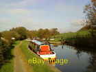 Photo 6x4 Narrowboat moored at Bank Newton  c2010