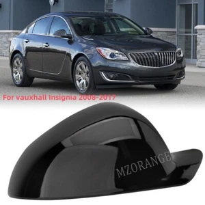 Right Side Black Door Wing Mirror Cover Cap For Vauxhall Insignia 2008-2017 - Picture 1 of 12