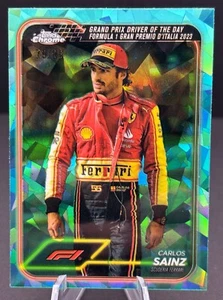 Topps 2024 Cromo Zafiro F1 - DODT Carlos Sainz Aqua /99 Ferrari - Imagen 1 de 2