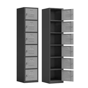 Metal Lockers for Employees,Metal Storage Cabinet with 6 Doors,71" Tall Steel Lo - Picture 1 of 12