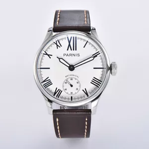 Orologio da uomo 44 mm Parnis carica manuale riserva di carica diverso nuovo design quadrante - Foto 1 di 19