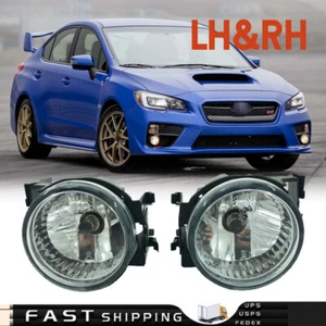 For 2008-2014 Subaru Outback /Legacy /Impreza /WRX STI Fog Lights W/ Bulb Pair - Picture 1 of 5