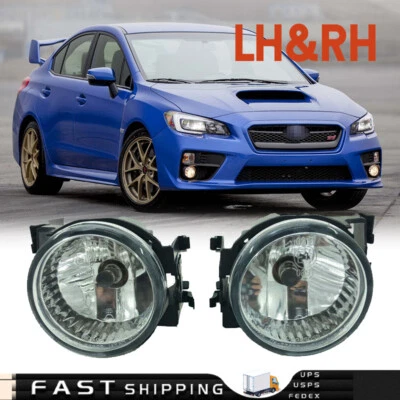 For 2008-2014 Subaru Outback /Legacy /Impreza /WRX STI Fog Lights W/ Bulb Pair - Image 1 of 4