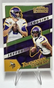Justin Jefferson / Cousins 2022 Contenders TOUCHDOWN Tandems Vikings NICE!! - Picture 1 of 2