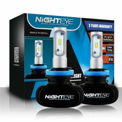 NIGHTEYE H1 LED Headlight Bulbs 50W 8000LM Fog Light Halogen Head Light -White - Image 1 of 4