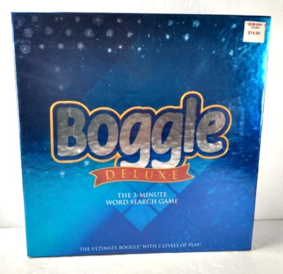 Boggle Parker Brothers 1997 Deluxe 25th An Ed Word Search Game Vtg. New Sealed - Image 1 of 4