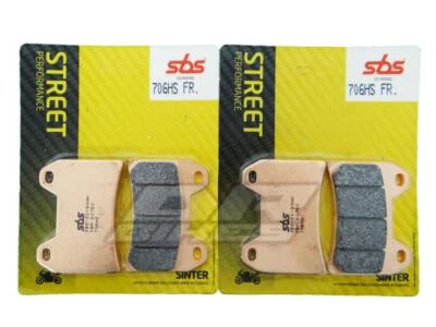 BMW F 800 S 2006 2007 2008 2009 2010 SBS Street Sintered Front Brake Pads 706HS - Imagem 1 de 4